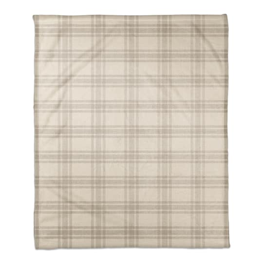 Plaid Coral Fleece Blanket